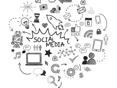 Illustration of social media concept